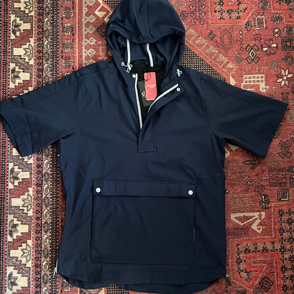 Navy Travis Mathew x Reggie Bush Heater Pro Jacket